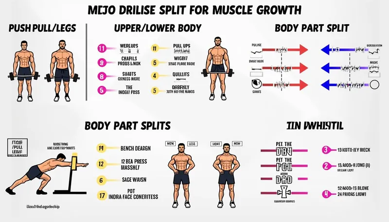 discover the best workout split for muscle growth. learn how to structure your training week, maximize gains, and choose the right routine for your fitness goals.
